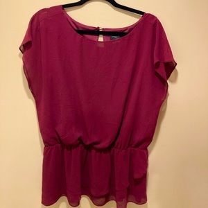 Anne Taylor Dress Shirt Size L